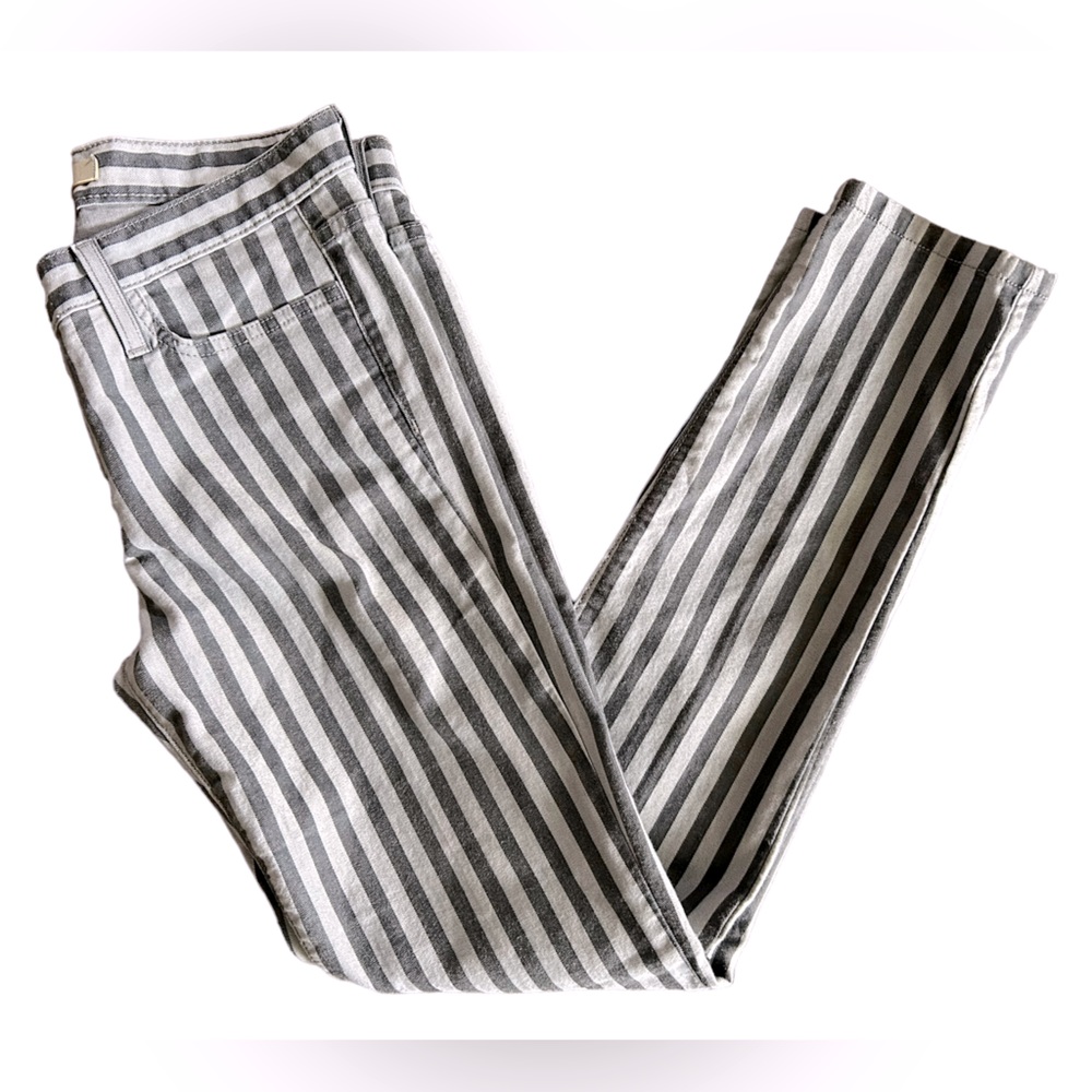 JOES Jeans skinny fit gray & black stripped pants jeans pinstripe size 27